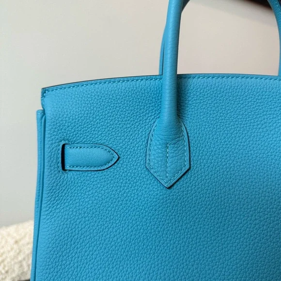 Hermes Birkin 30 Togo Blue de Nord GHW - Picture 12 of 12